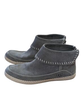 UGG Varney Gray Suede Ankle Boot Size 9
